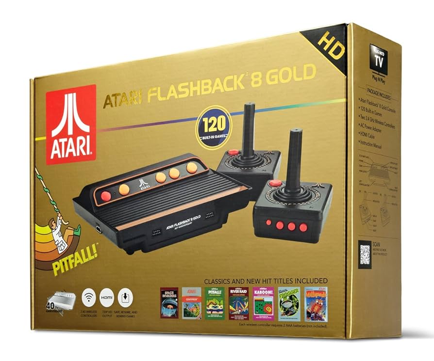家庭用ゲーム機本体 ATARI FLASHBACK 8 GOLD DELUXE Amazon.co.jp: Atari Flashback 8 Gold Console : ゲーム